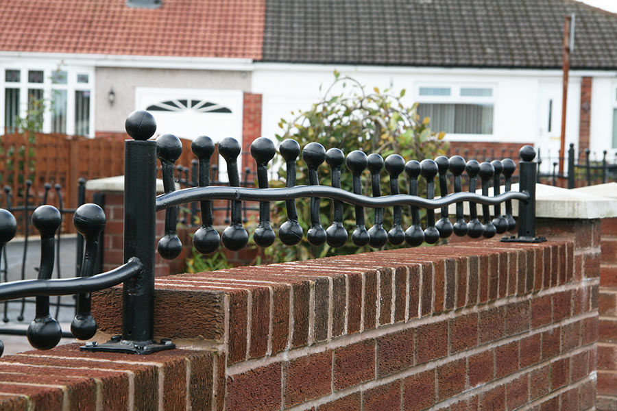 Wrought Iron Wall Top & Garden Railings | North Valley Forge