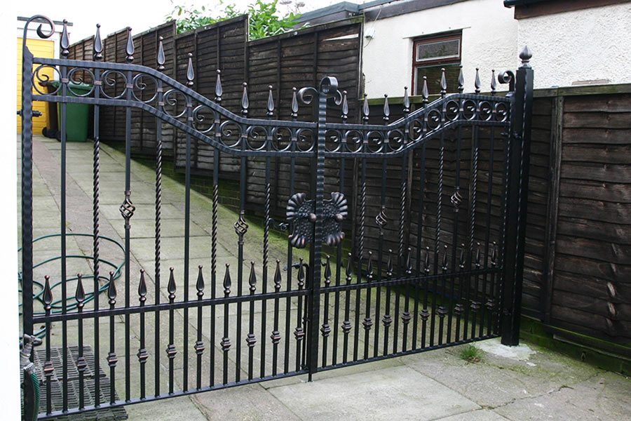 garage entrance gate