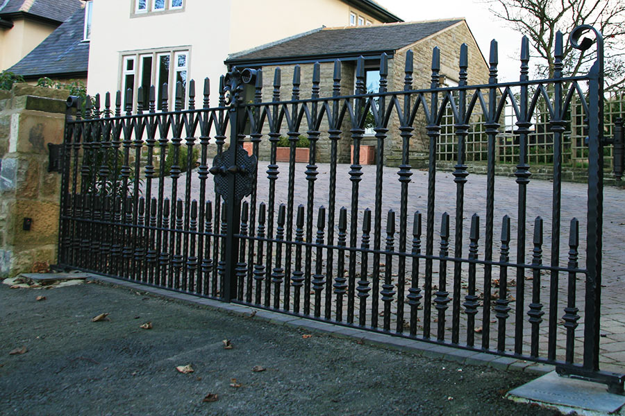 modern driveway gate