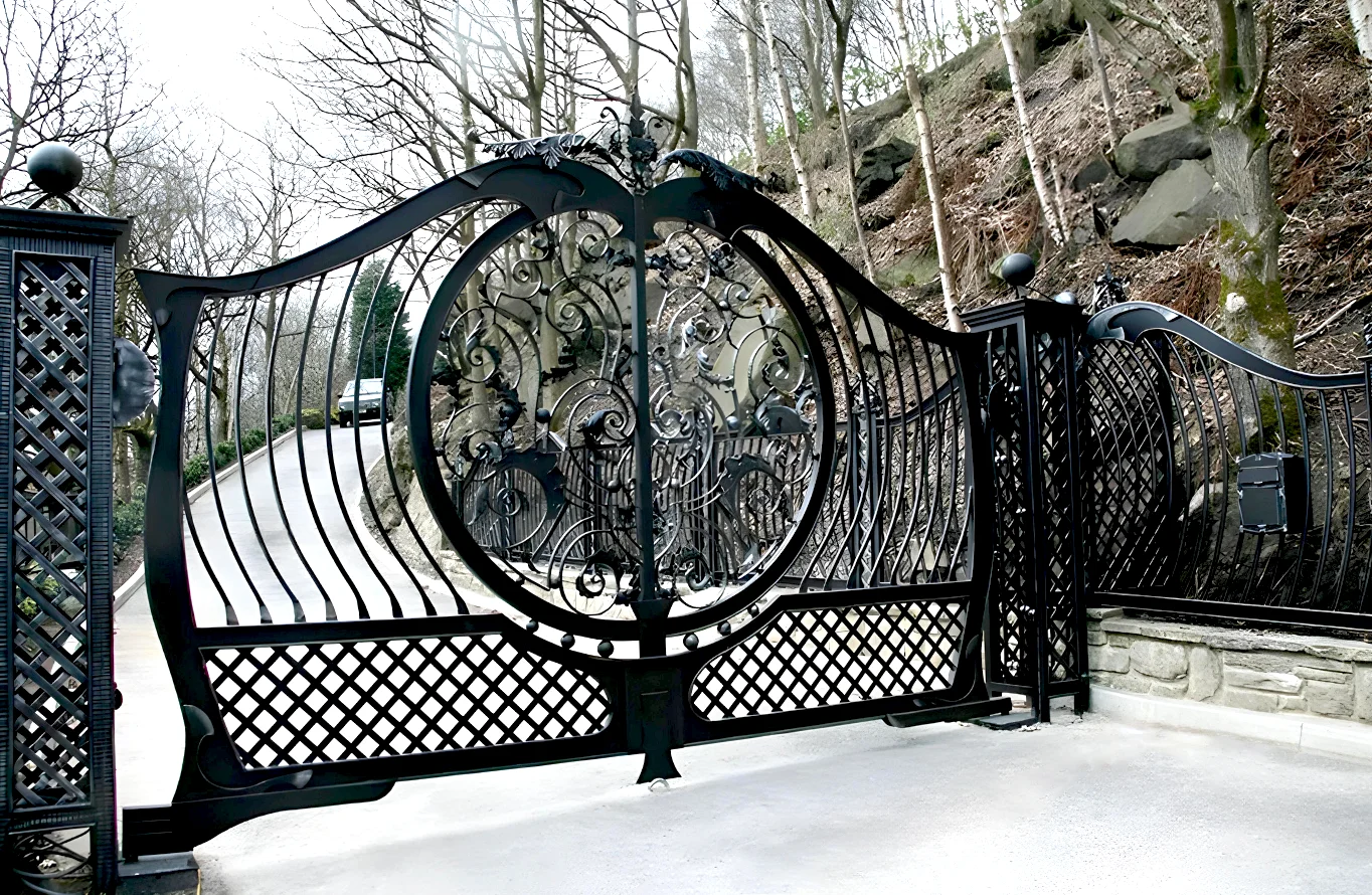 Aphrodite wrought iron gate