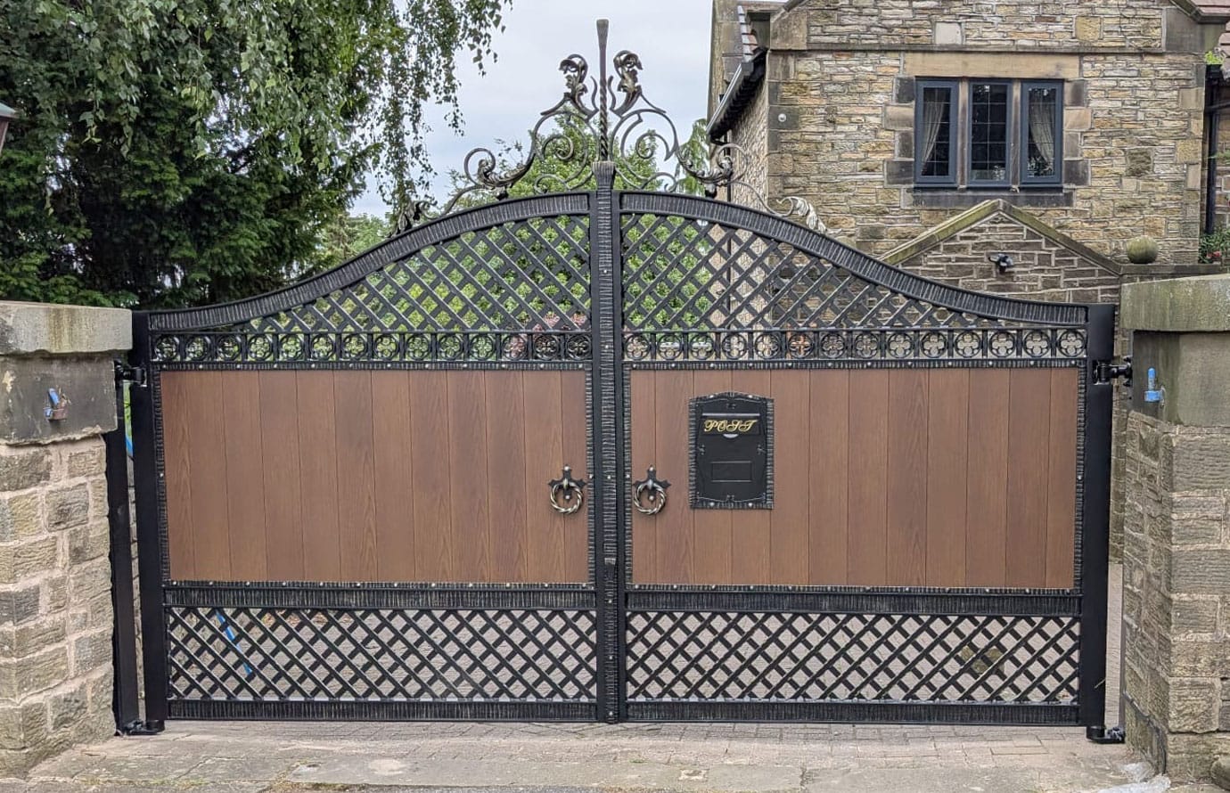 Orpheus Gate Infilled With Aluminium